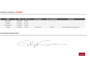 Saiba tudo sobre os seus envios, desde que recolhido até que foi entregue, acedendo a qualquer altura ao comprovativo de entrega dos mesmos.